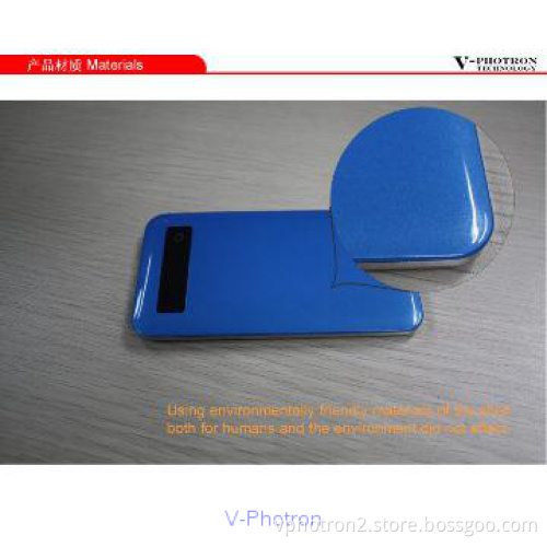 4500mAh blue portable mobil power bank charger with metal housing